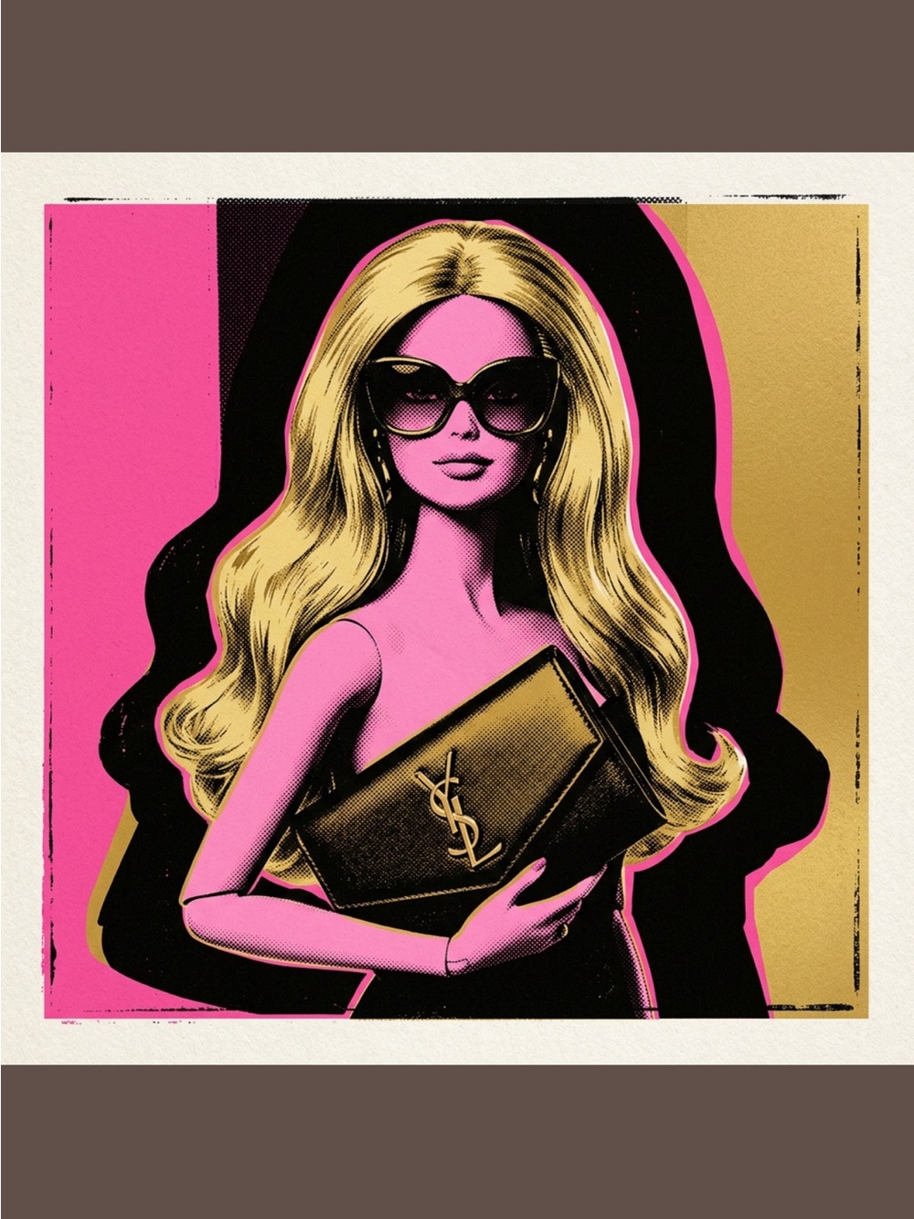 Some Nobody Artist Release 01 Sticker - YSL Barbie - NWT